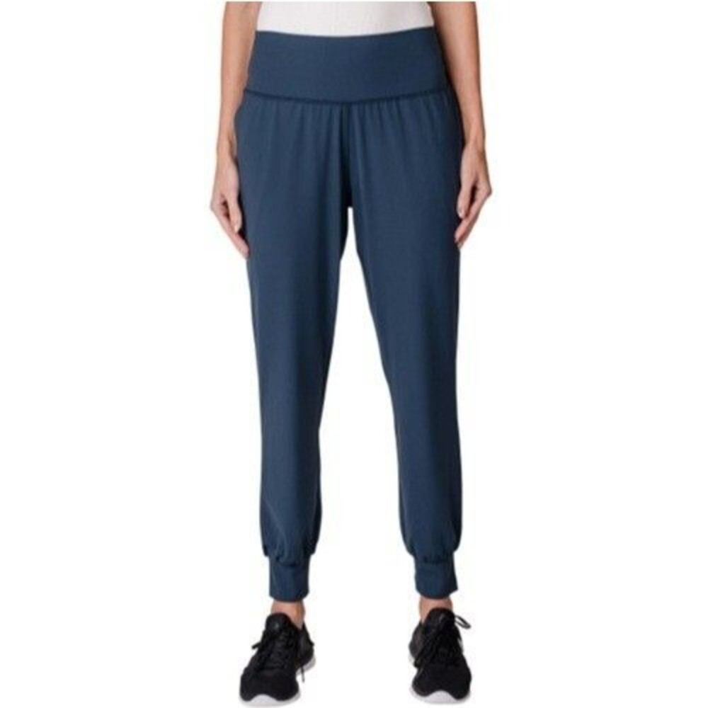 Tuff Athletics Women Vida Joggers Size L Large Navy Athleisure Pockets NWT